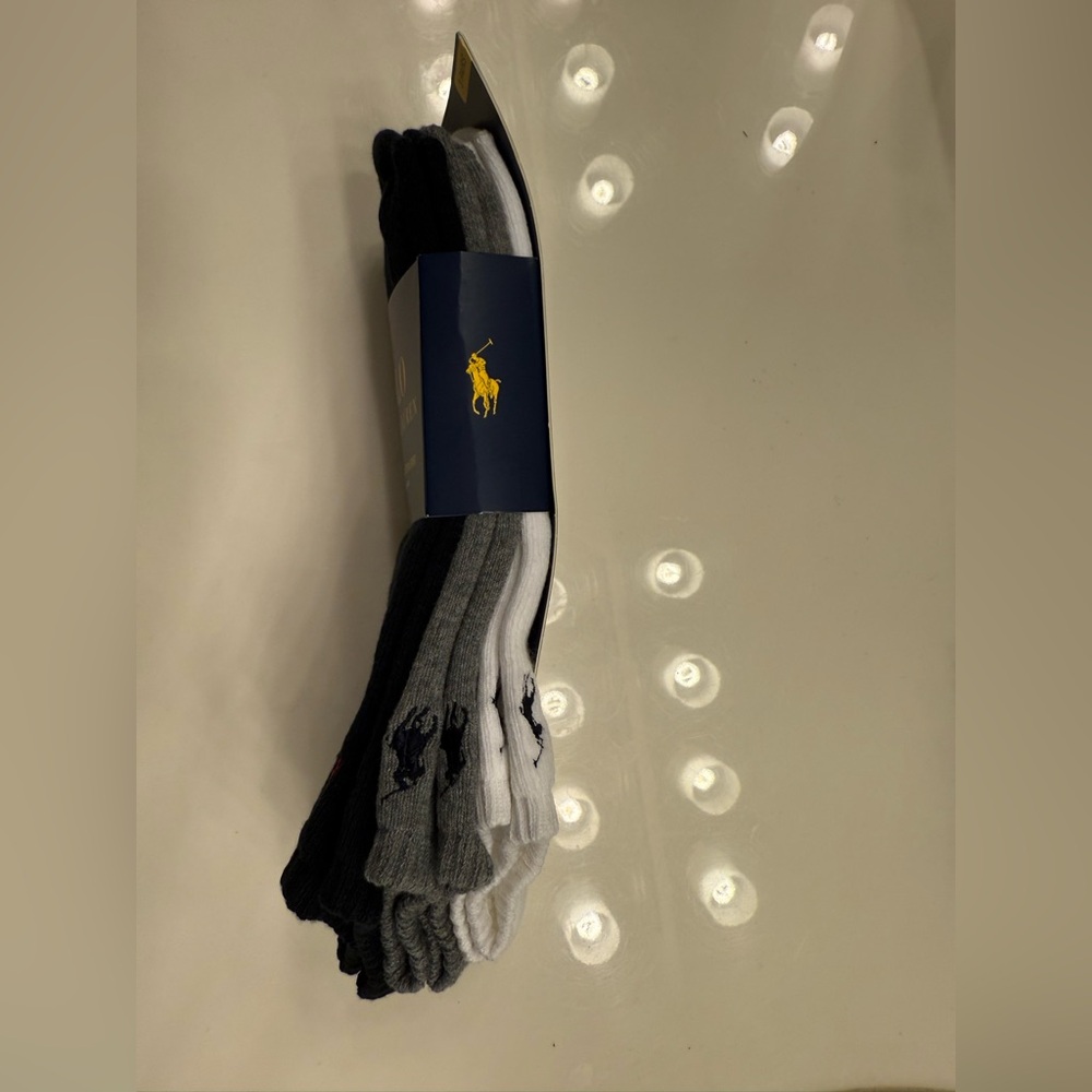 Polo by Ralph Lauren Men's socks. - Picture 3 of 3